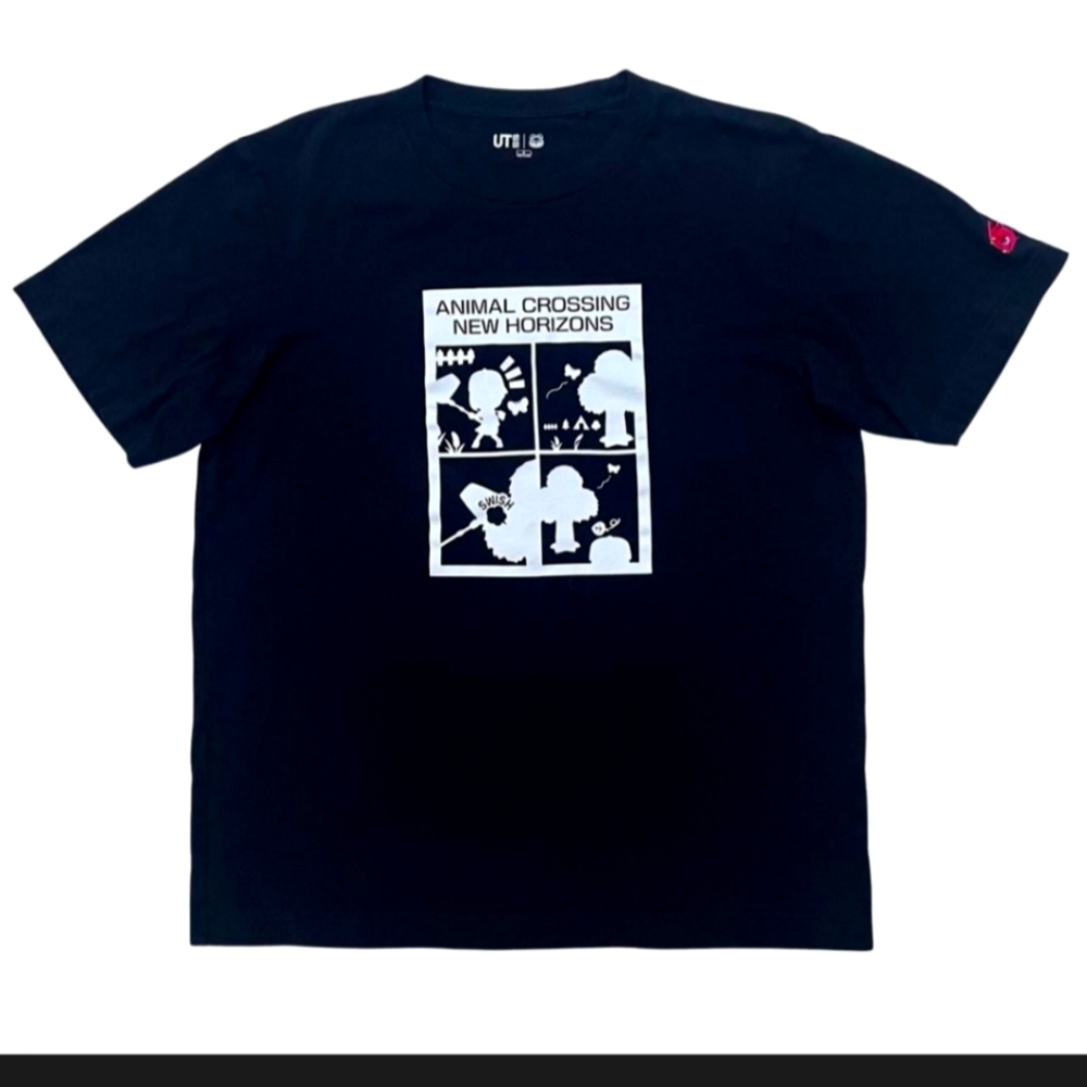 Uniqlo Black Graphic T-Shirt
